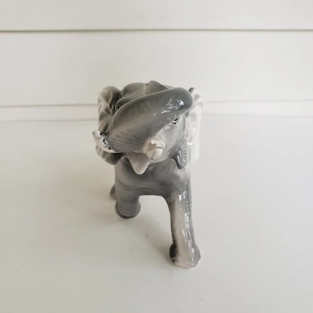 Vintage Made in Japan Porcelain Elephant Figurine 5.5